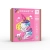 Różowe opakowanie klocków magnetycznych Connetix Glitter Unicorn Pack 56 elementów.