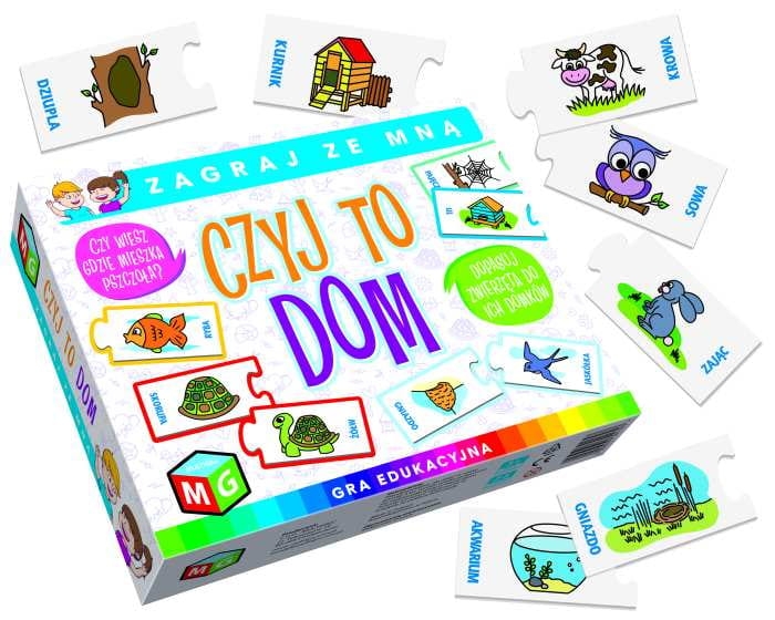 Edukacyjna gra logiczna Czyj to dom? – zabawa rozwijająca myślenie i wiedzę o zwierzętach