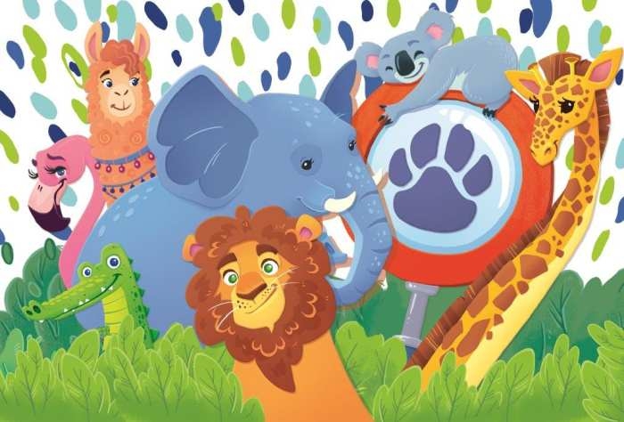 Puzzle detektywistyczne Na tropie Multigra – 90 kolorowych elementów dla dzieci 5+