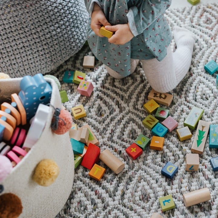 klocki konstrukcyjne drewniane dla dzieci