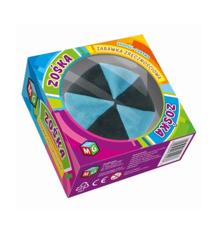 Zośka piłka do kopania na podwórku. Zabawka kolorowa na dwór do zabawy