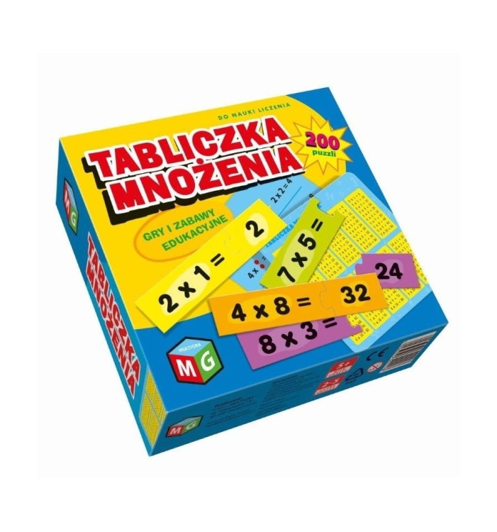 Gra edukacyjna Tabliczka mnożenia Multigra – matematyczna pomoc dla dzieci 6+
