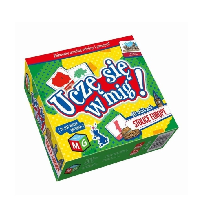 Gra edukacyjna Stolice Europy Multigra – nauka geografii dla dzieci 7+