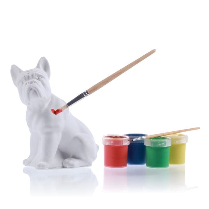 Figurka do malowania Bulldog 3D - zabawka DIY - Candellana 3+