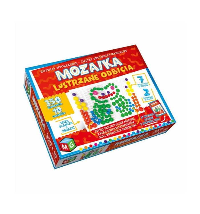 mozaika lustrzane odbicia 350 elementow