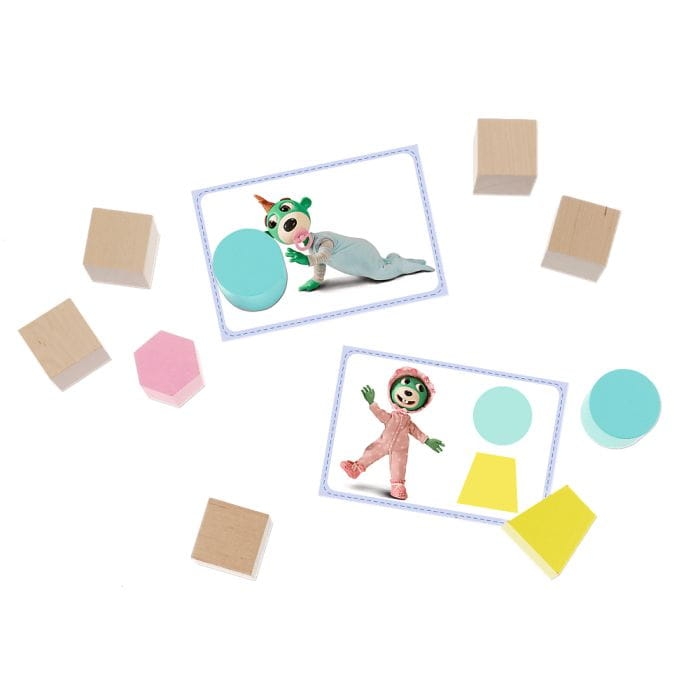 klocki drewniane konstrukcyjne dla dzieci