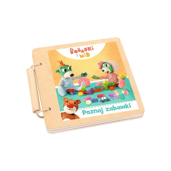 61499_drewniana książeczka poznaj zabawki