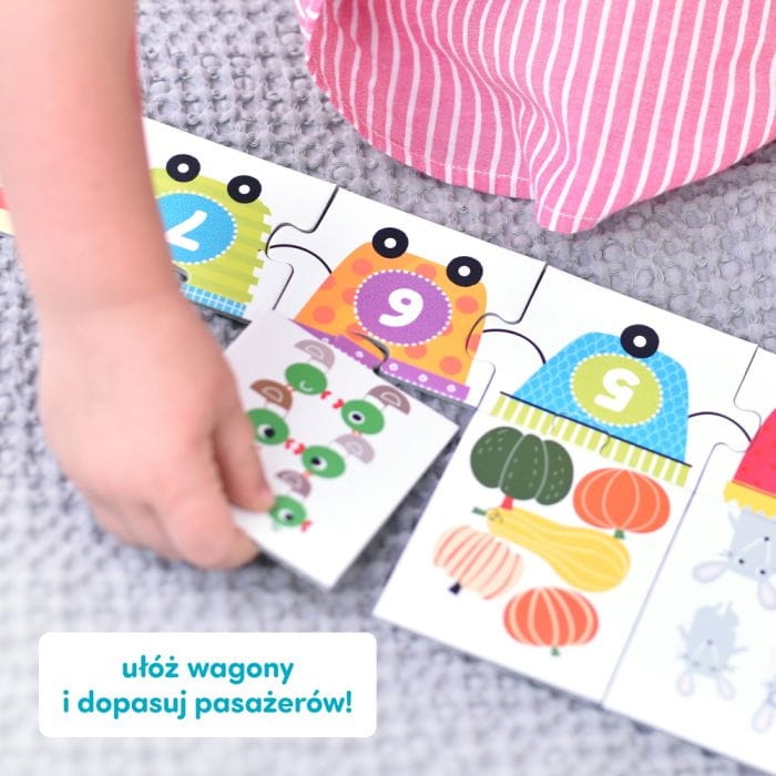 Puzzle CzuCzu Cyferki to doskonała propozycja dla najmłodszych