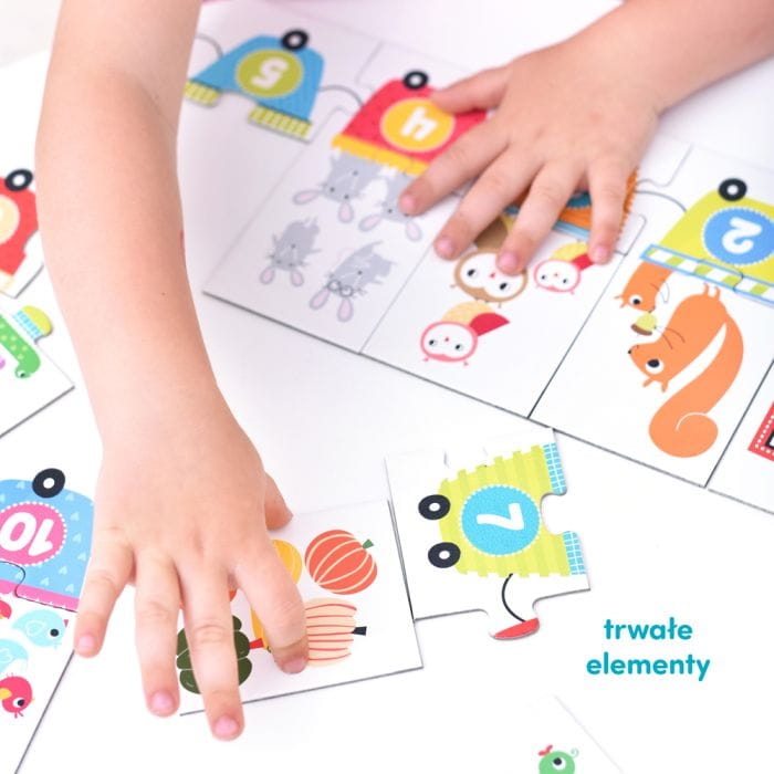 Puzzle CzuCzu Cyferki to edukacyjne puzzle dla dzieci