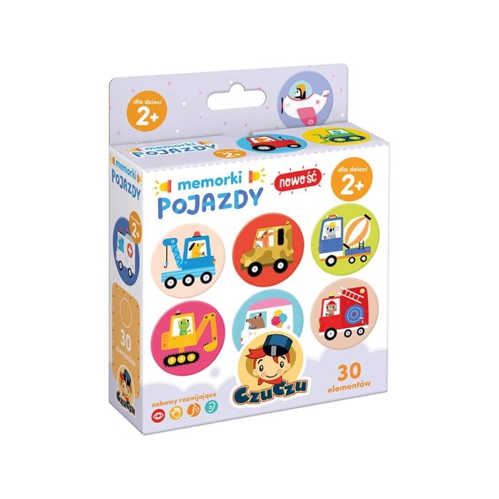 Memorki Pojazdy – gra pamięciowa CzuCzu dla dzieci