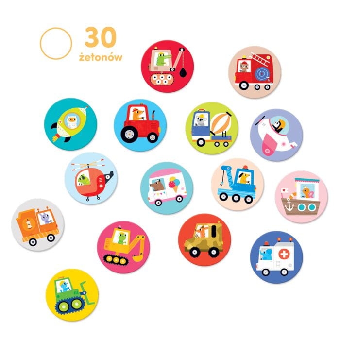 CzuCzu Memorki Pojazdy – edukacyjna gra dla przedszkolaków