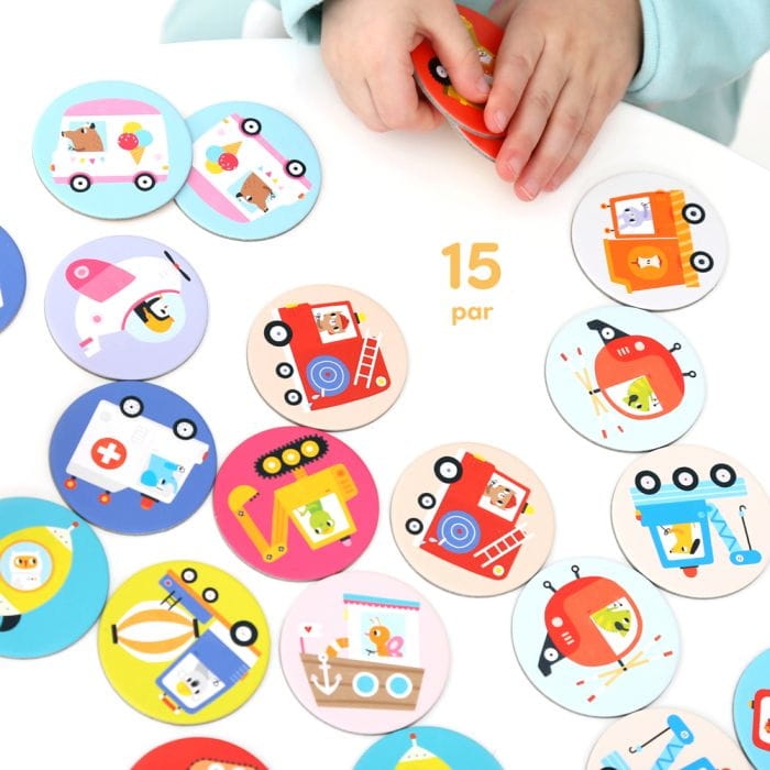 Gra pamięciowa Memorki Pojazdy – nauka przez zabawę