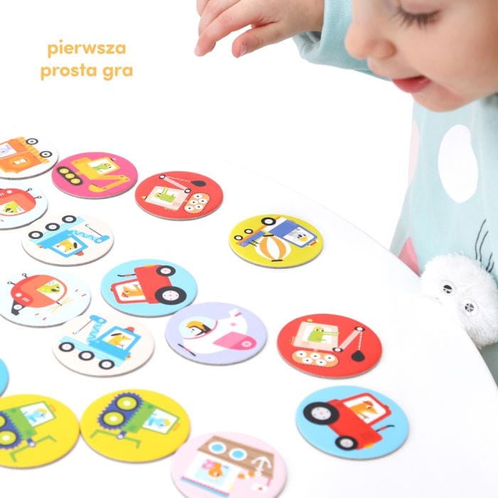 Memorki Pojazdy – kolorowe karty z pojazdami dla dzieci