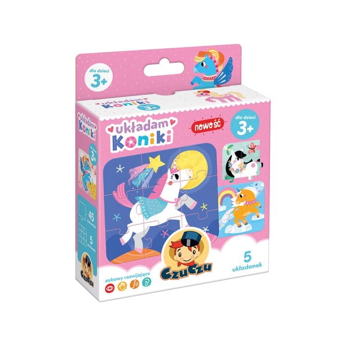Układam Koniki CzuCzu puzzle dla dzieci