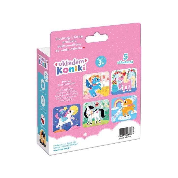 Pierwsze puzzle z konikami CzuCzu dla maluchów