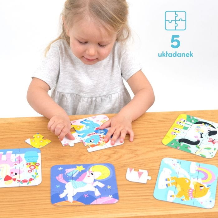 Edukacyjne układanki CzuCzu dla dzieci 3 lata