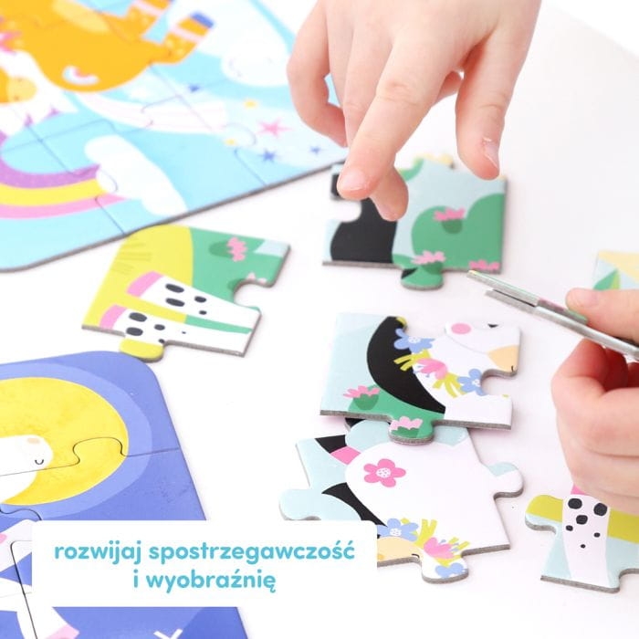Układam Koniki CzuCzu to pierwsze puzzle dla dzieci