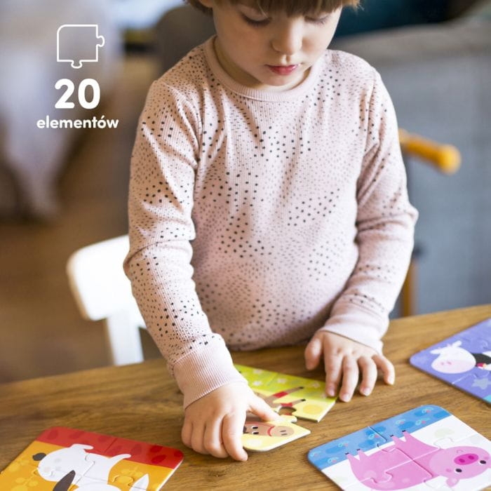 Edukacyjna układanka zwierzątka CzuCzu dla dzieci od 2 lat