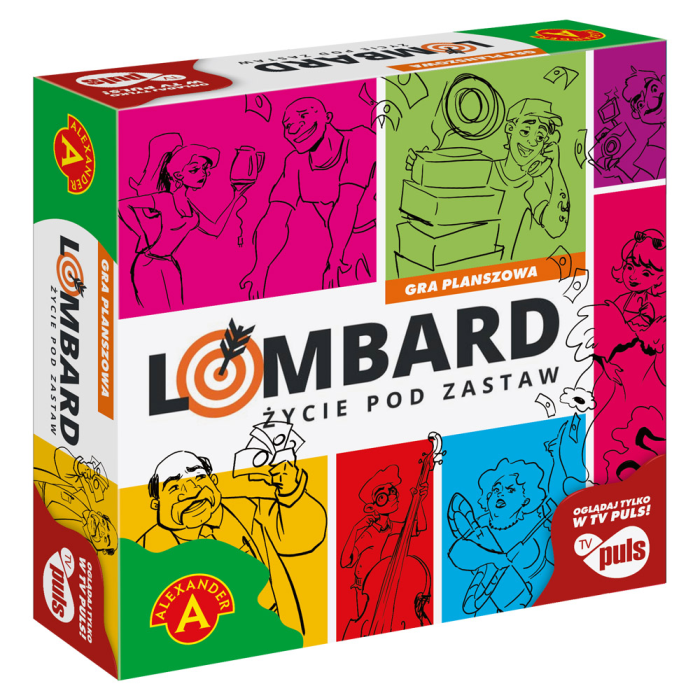 Gra planszowa Lombard Życie pod zastaw – pudełko
