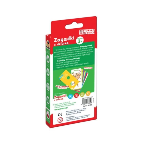 CzuCzu Zagadki z dziurką 3+ – zabawa sensoryczna i pierwsze zagadki