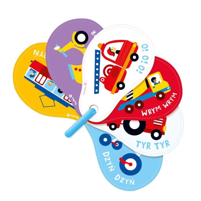 Książeczka CzuCzu Dźwięki Pojazdy – rozwój mowy i poznawanie dźwięków pojazdów