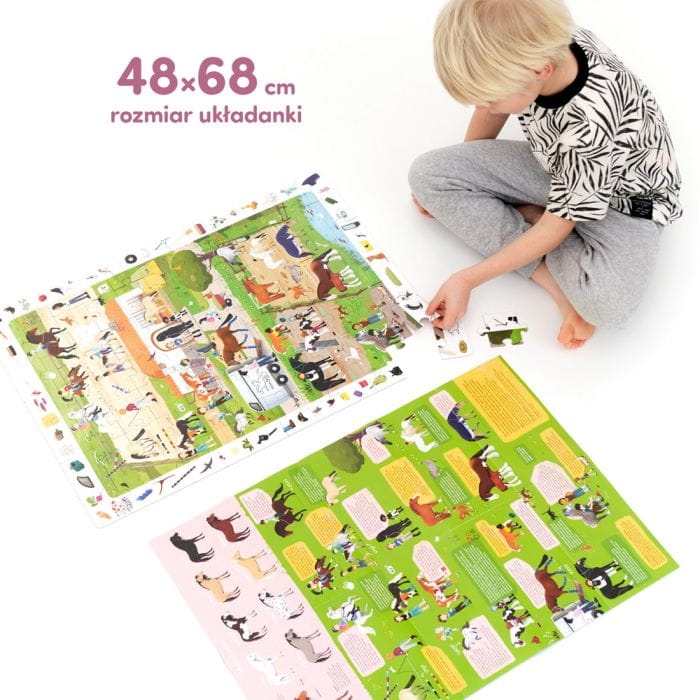 CzuCzu puzzle obserwacyjne konie i jeźdźcy