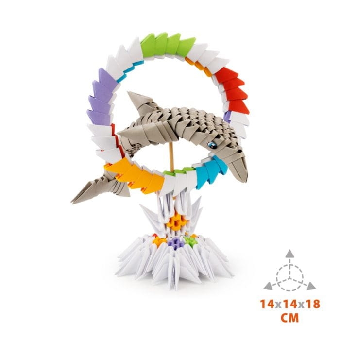 Figurka ORIGAMI 3d Delfin Alexander