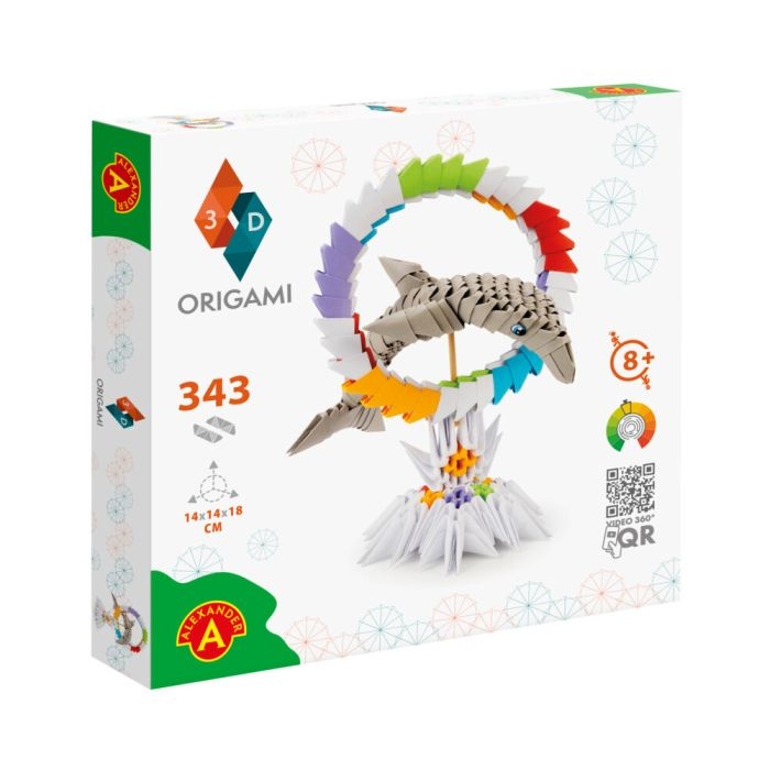 Opakowanie ORIGAMI 3d Delfin Alexander