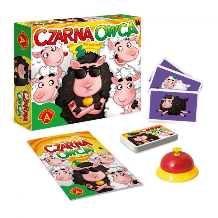 Gra karciana Czarna Owca Alexander – zawartość pudełka