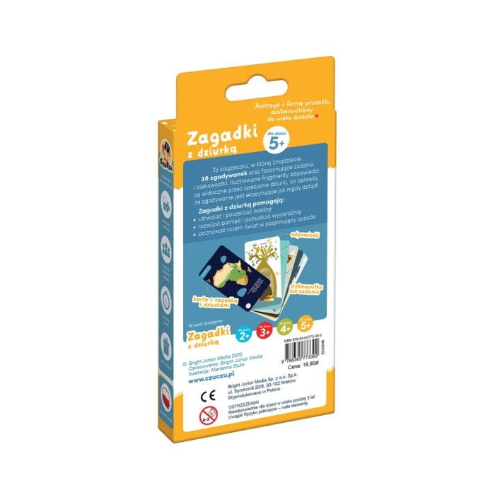 Zagadki z dziurką CzuCzu 5+ – kolorowe ilustracje i aktywizujące zadania