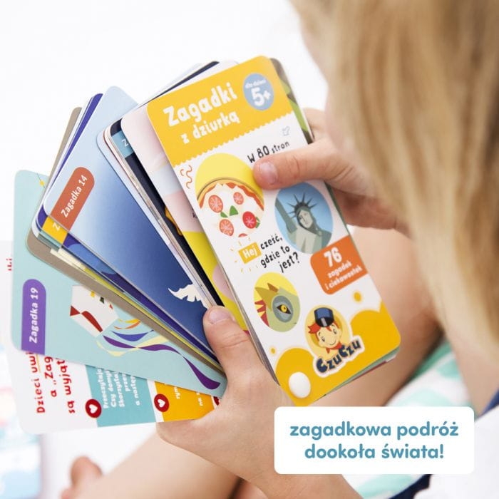 CzuCzu Zagadki z dziurką 5+ – zagadki rozwijające logiczne myślenie