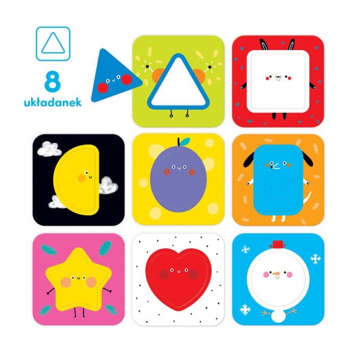 Edukacyjna zabawka CzuCzu Odkrywam Kształty dla maluchów