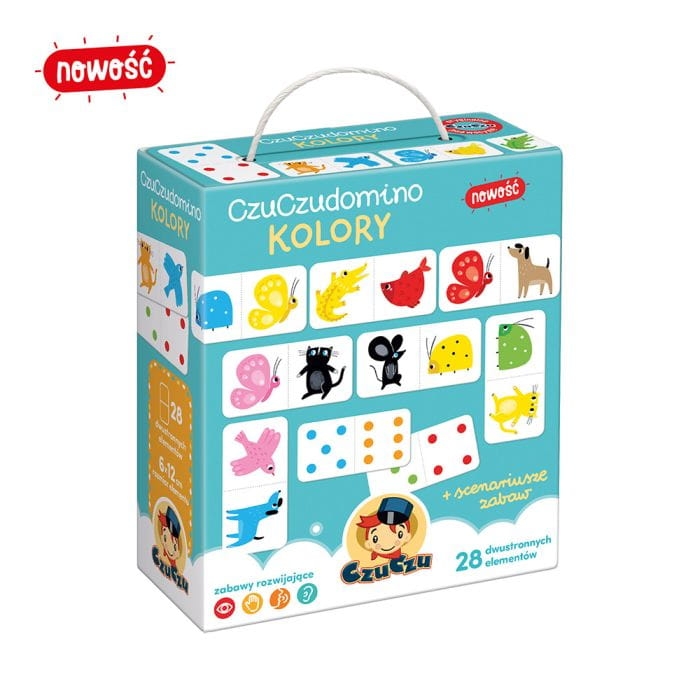 CzuCzu Domino Kolory – pierwsza gra logiczna dla przedszkolaków