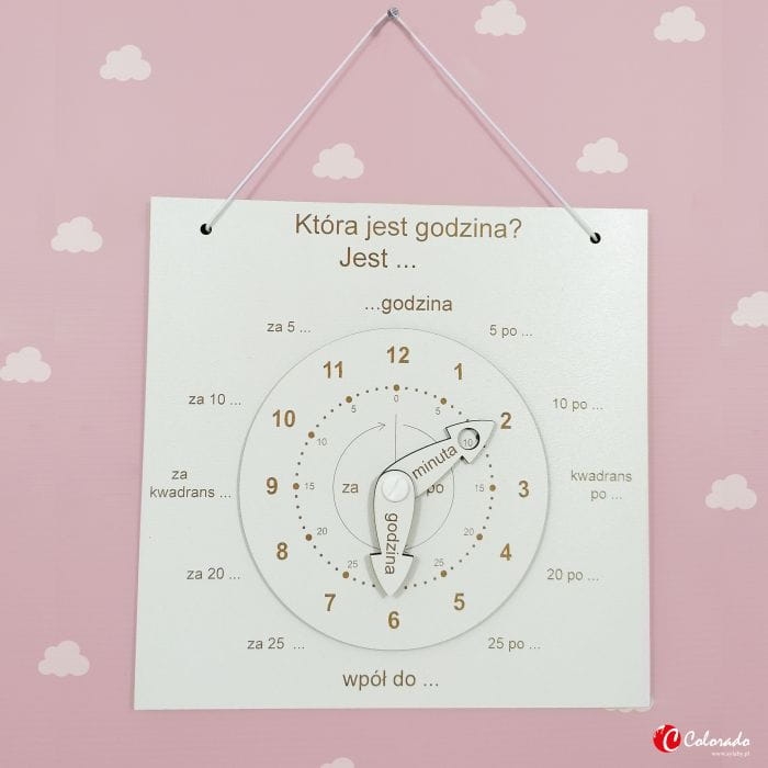 zegar nauka czasu godzin