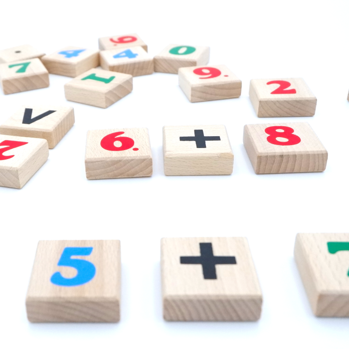 Klocki edukacyjne do nauki liczenia cyferki