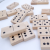 Domino gra z klocków drewnianych ekologicznych