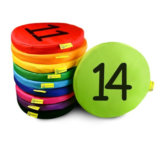 poduszki ekoskóra 11-20 do przedszkola i zajęć ruchowych