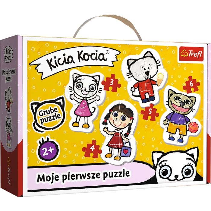 Puzzle - Trefl Baby - Wesoła Kicia Kocia