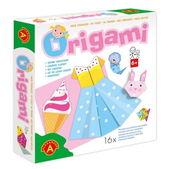 Moje Pierwsze Origami Sukienka – zestaw kreatywny dla dzieci.