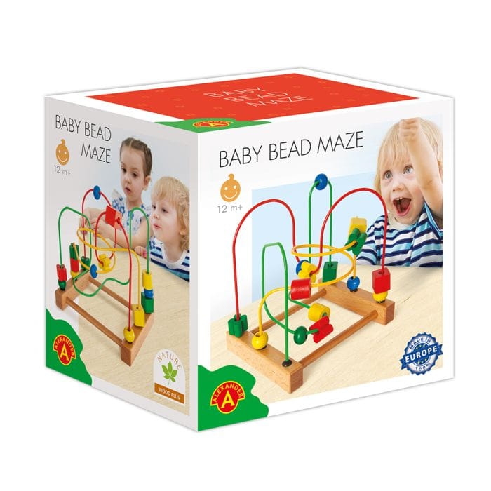 Baby Bead Maze labirynt drewniana podstawa z koralikami