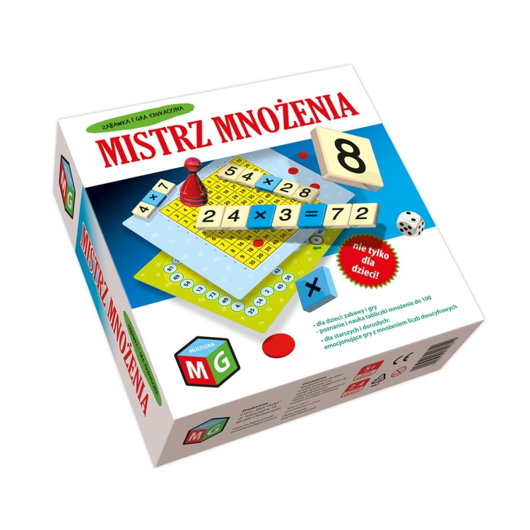 gra edukacyjna mistrz mnozenia eco-zabawki