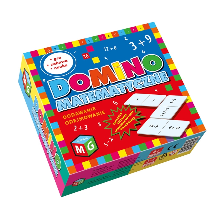gra edukacyjna domino matematyczne multigra