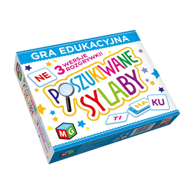 gra edukacyjna poszukiwane sylaby eco-zabawki