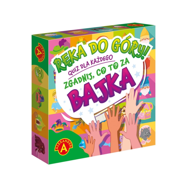 Gra Quiz Ręka do Góry – Zgadnij, co to za bajka? Alexander – pudełko