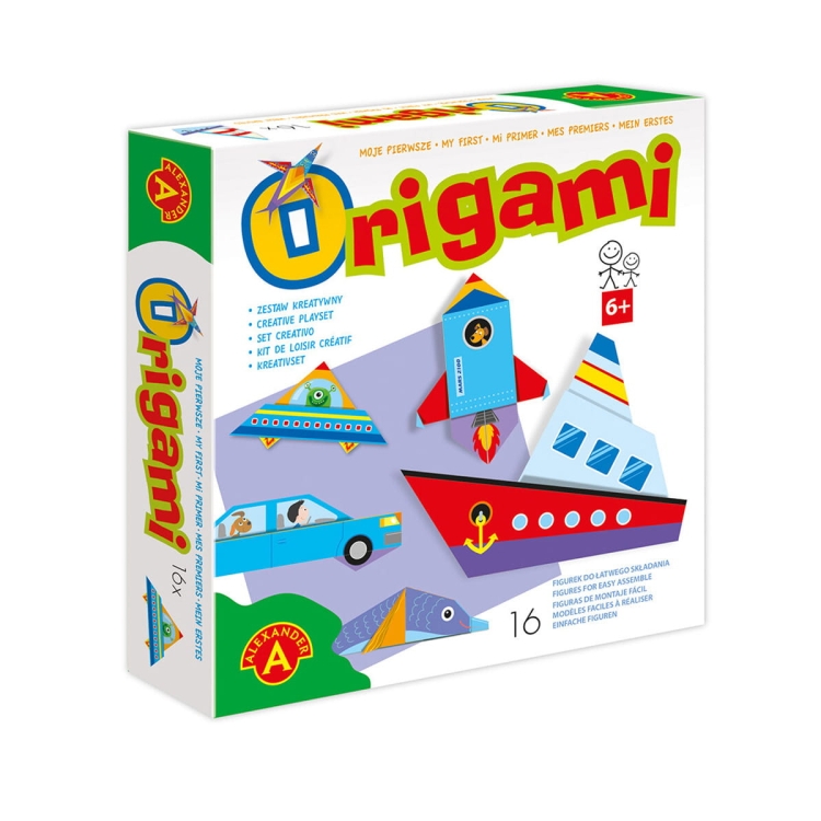 Moje Pierwsze Origami – Statek – zestaw edukacyjny dla dzieci.