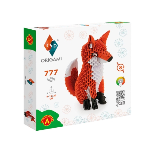 Opakowanie zestawu kreatywneho ORIGAMI 3D – Lis