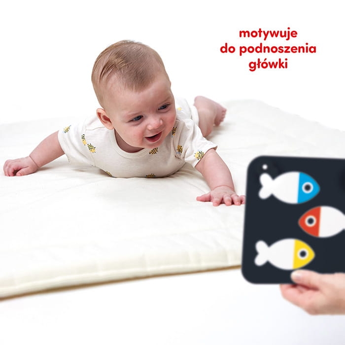Duże karty kontrastowe CzuCzu – rozwijają zmysły i ciekawość niemowląt