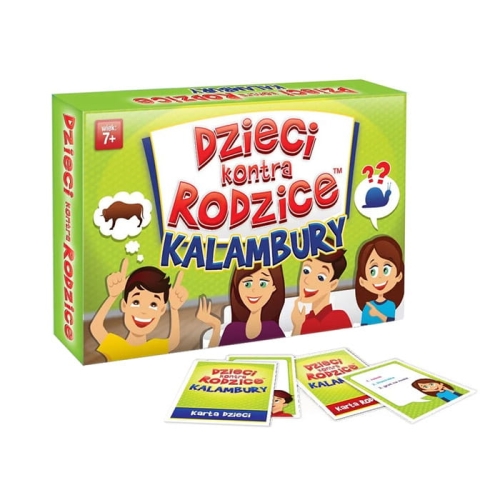 Kalambury Dzieci kontra rodzice 7+ opakowanie gry