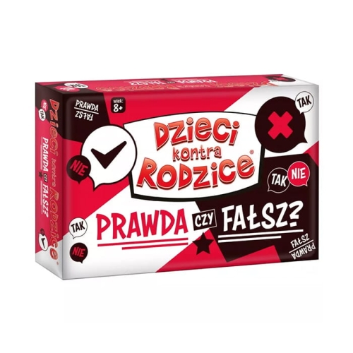 Gra Dzieci kontra rodzice Prawda czy fałsz 8+ opakowanie