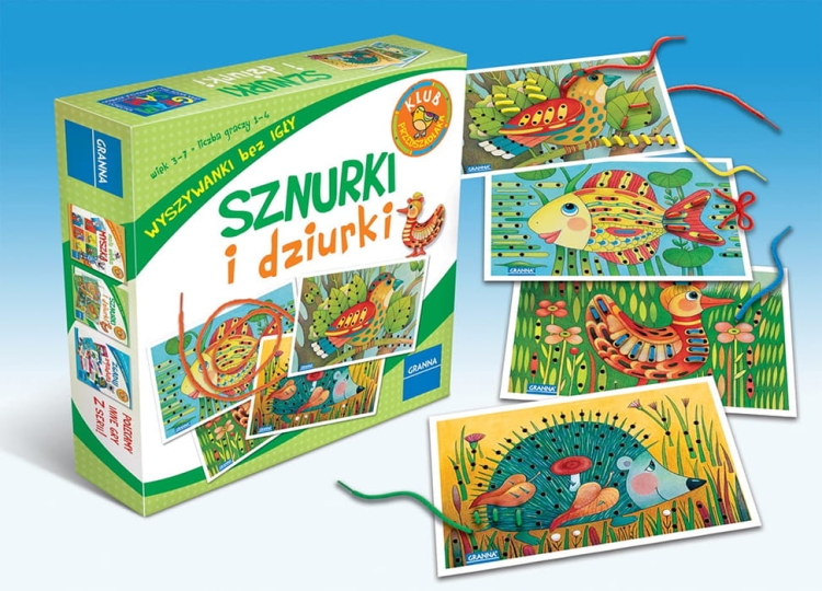 Wyszywanki bez igły dla dzieci 3+ – zestaw kreatywny do nauki motoryki